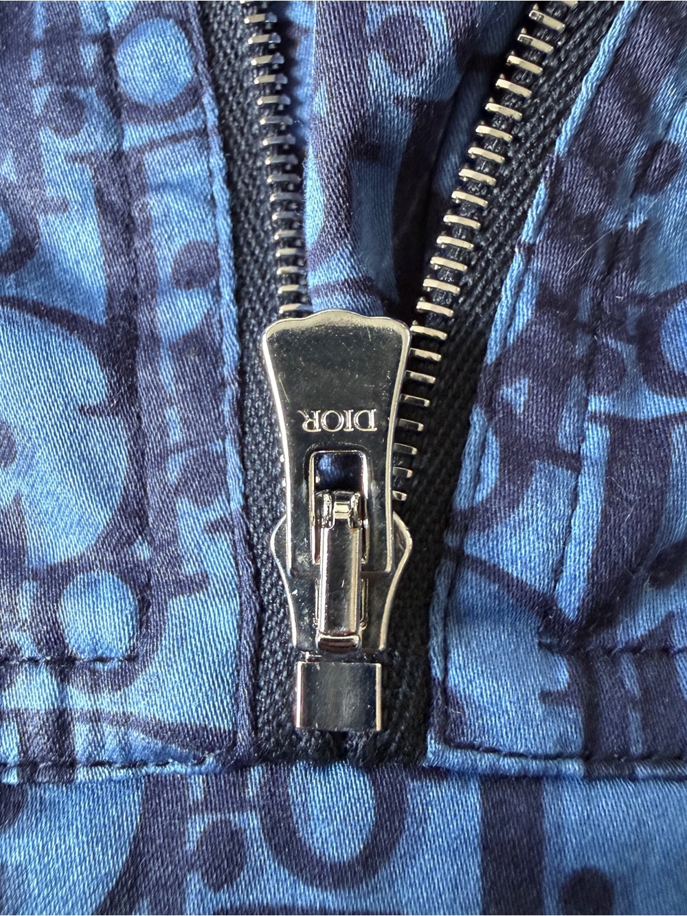 Dior Blue Kids Hooded Pullover Rain Jacket - Picture 3 of 8